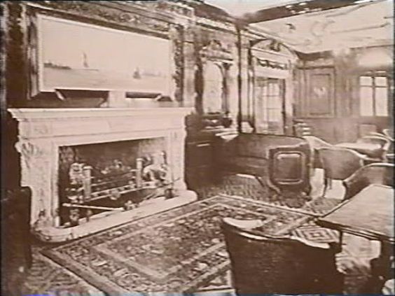 Titanic's First-Class Gentlemen's Smoking Room