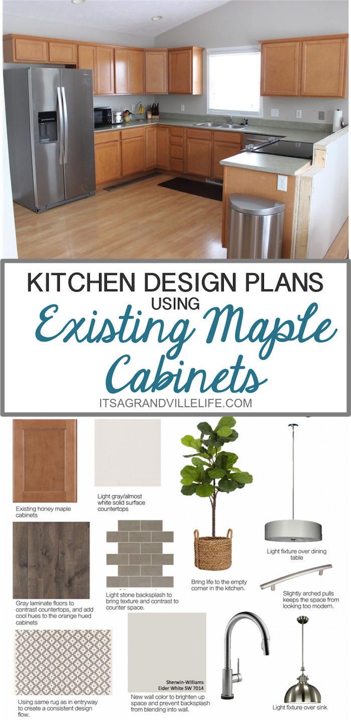 It's A Grandville Life Kitchen Update & Design board