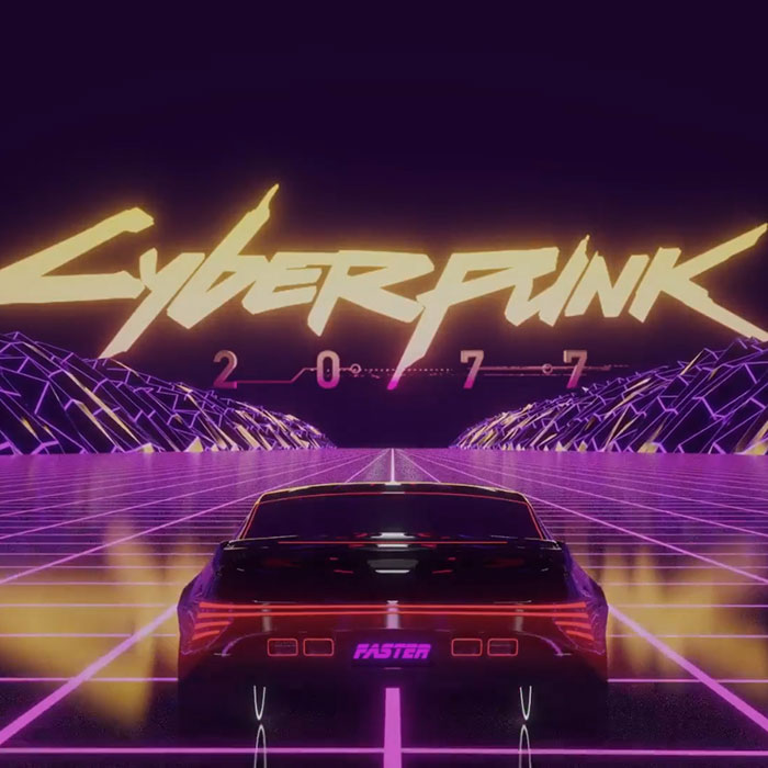 Cyberpunk 2077 - Synthwave Animation Loop Wallpaper Engine | Download