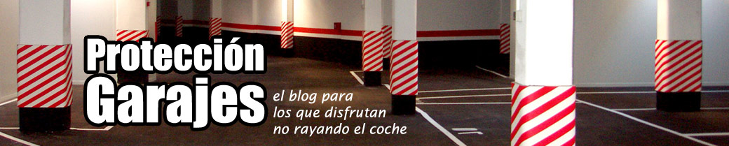 Protección Garajes.: Revestimiento acolchado para columnas de garaje