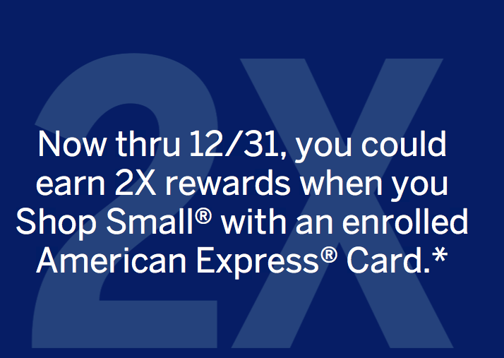 All the Right Points American Express 2x Points on Small Business