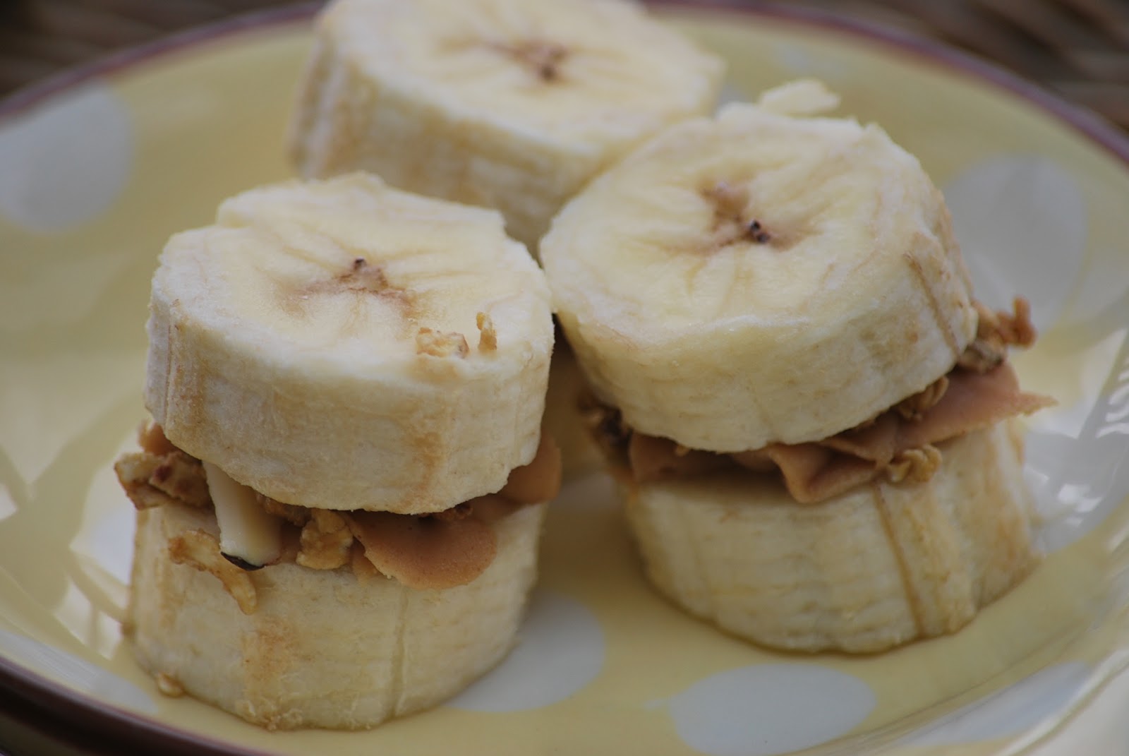 My story in recipes Banana Peanut Butter Bites