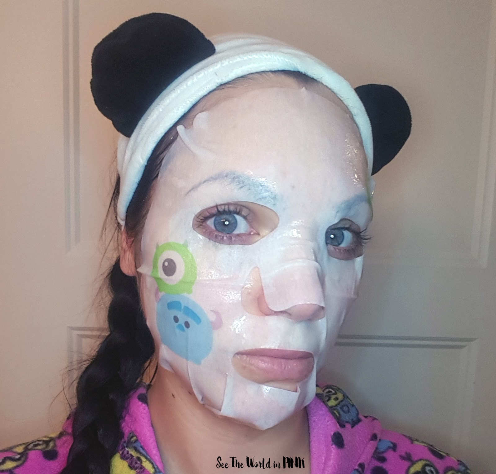 Skincare Sunday #CBBGetsSheetFaced lovemore x disney tsum tsum monsters inc mask
