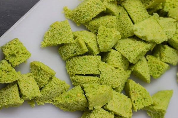 Steamed Gujarati Green peas Snacks 