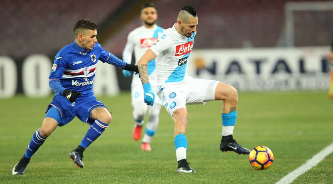 Sampdoria-Napoli Streaming Rojadirecta Facebook YouTube, dove vederla Gratis con PC SmartPhone Tablet.