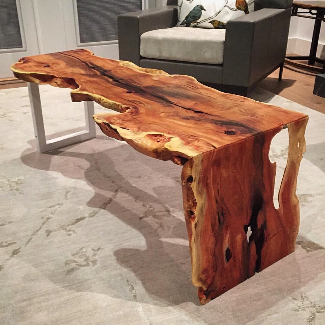 Tropical Exotic Hardwoods: How about this awesome live edge Carob table ...