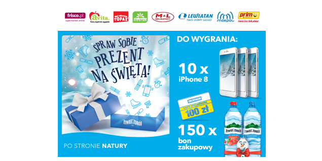 Wygraj iPhone 8 - 10 szt. czeka Konkurs