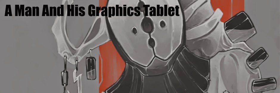A Man and His Graphics Tablet 