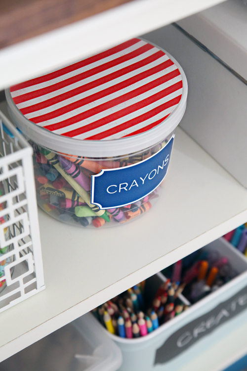 Organizing Kids' Art Supplies – Tour Our Craft Cabinet!