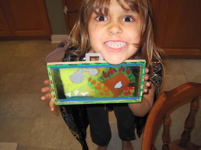 Budding Artists: Eye Can Art: A Project with the Layered Wax Drawing Kit