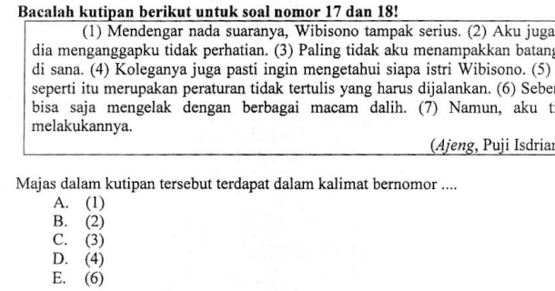 Contoh Soal Menentukan Majas Dalam Karya Sastra