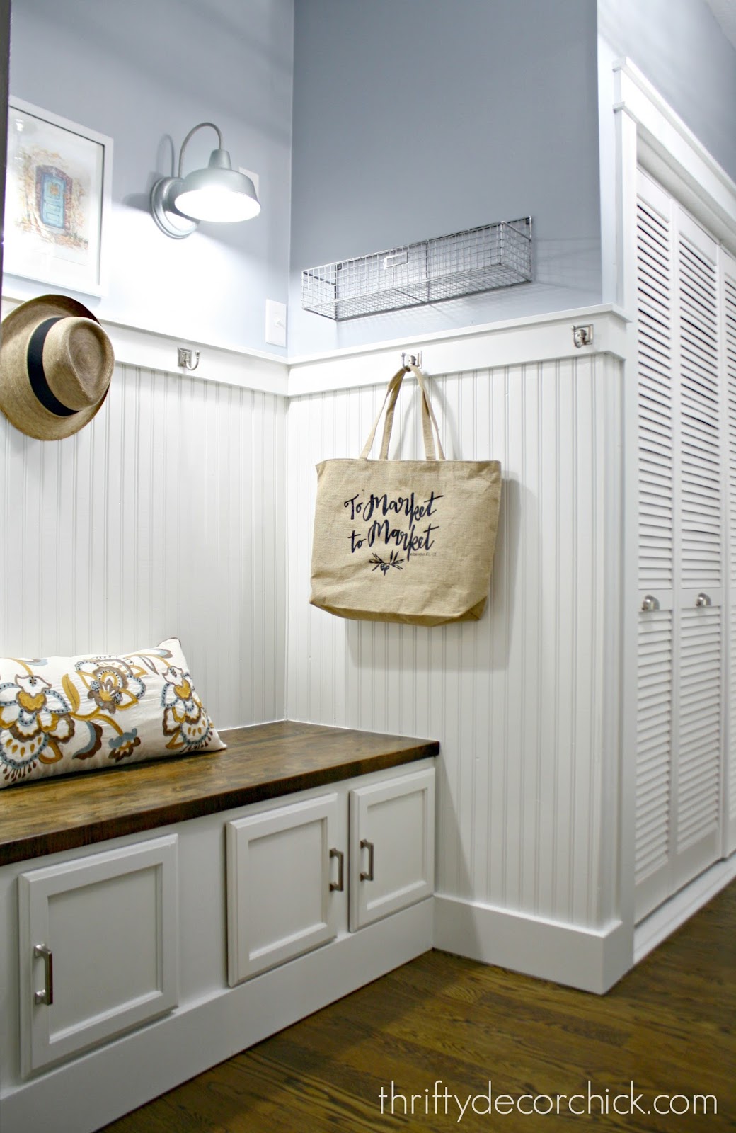 The Beadboard Mudroom • PMQ for two