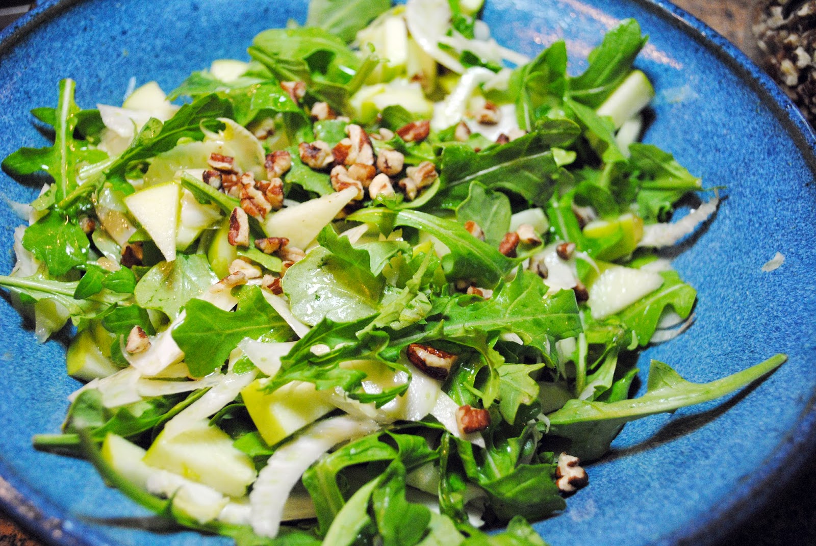 Chez Popine Fennel and apple salad with cider vinaigrette