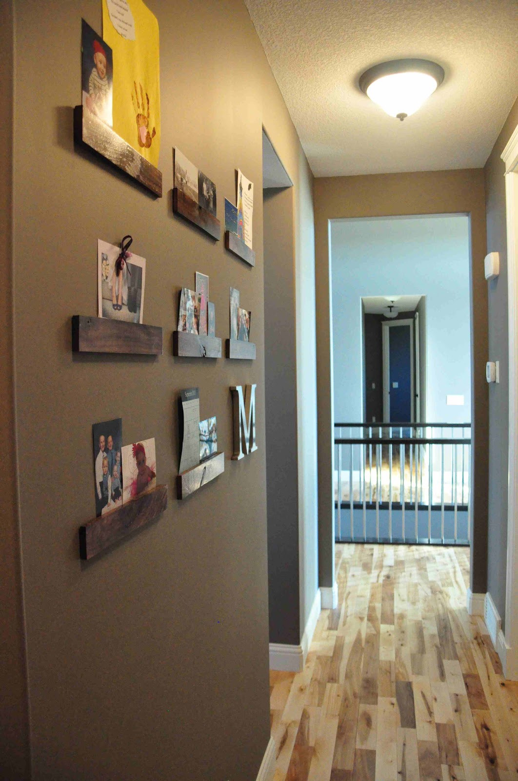 Timber and Lace: Display wall for Photos, Cards, and Art