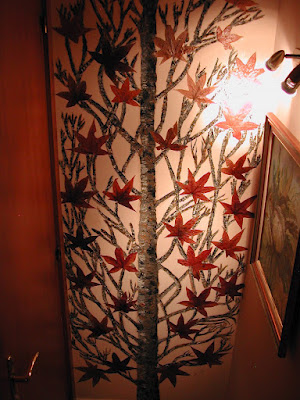 Decoracion y Elegancia: Paredes con Arreglos Florales Pintados en este 2012