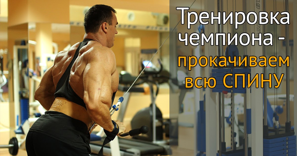 Упражнения для широкой спины