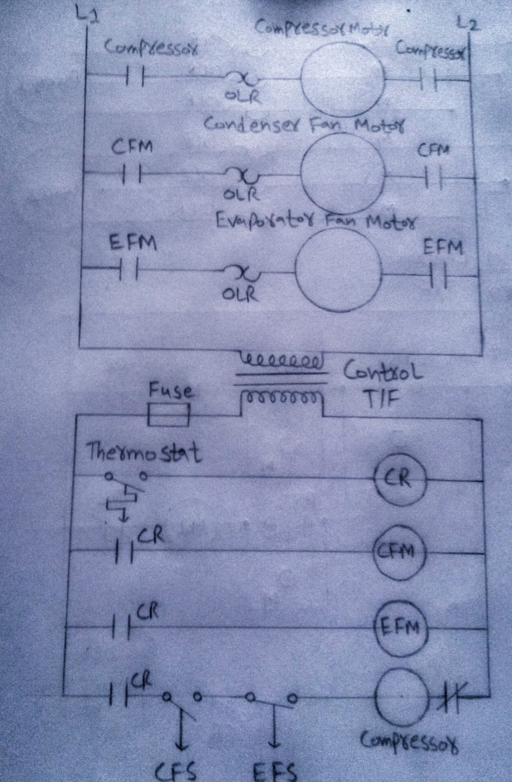 Circuit Diagram Of Air Flow System In Refrigerator