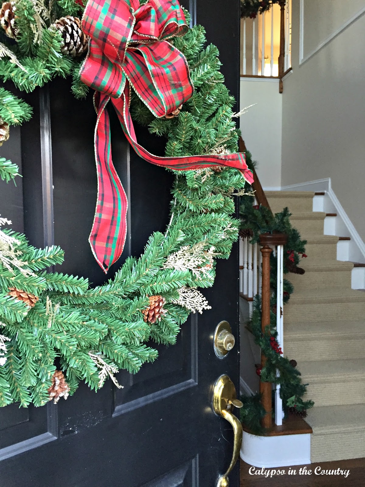 Wreath on Front Door Wreath on Front Door
