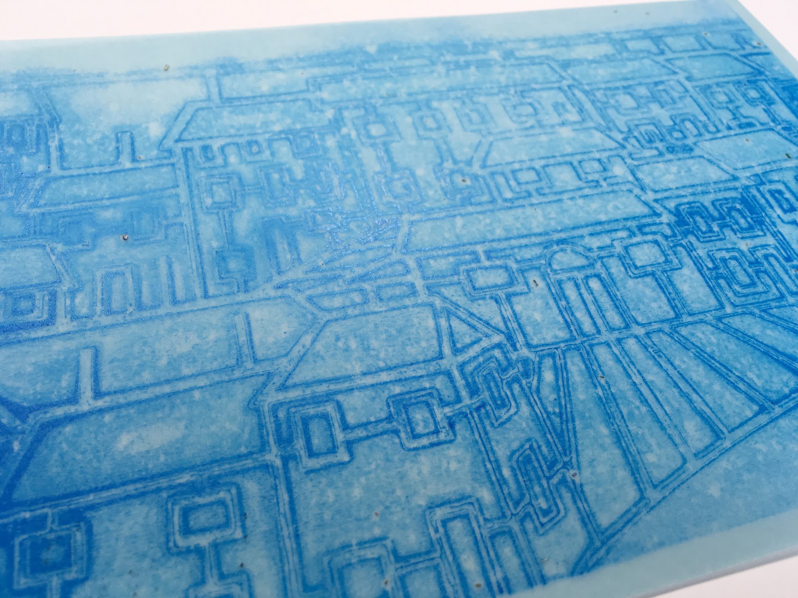 Barbara Gray's Blog. One Day at a Time. Acrylic Paint meets Parchment