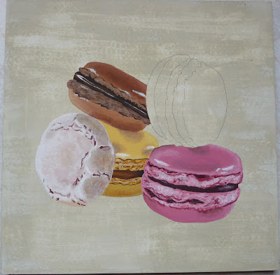 Macarons,Peinture