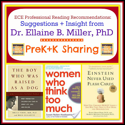 photo of: Dr. Ellaine Miller's Professional Reading Recommendations for Early Childhood at PreK+K Sharing 