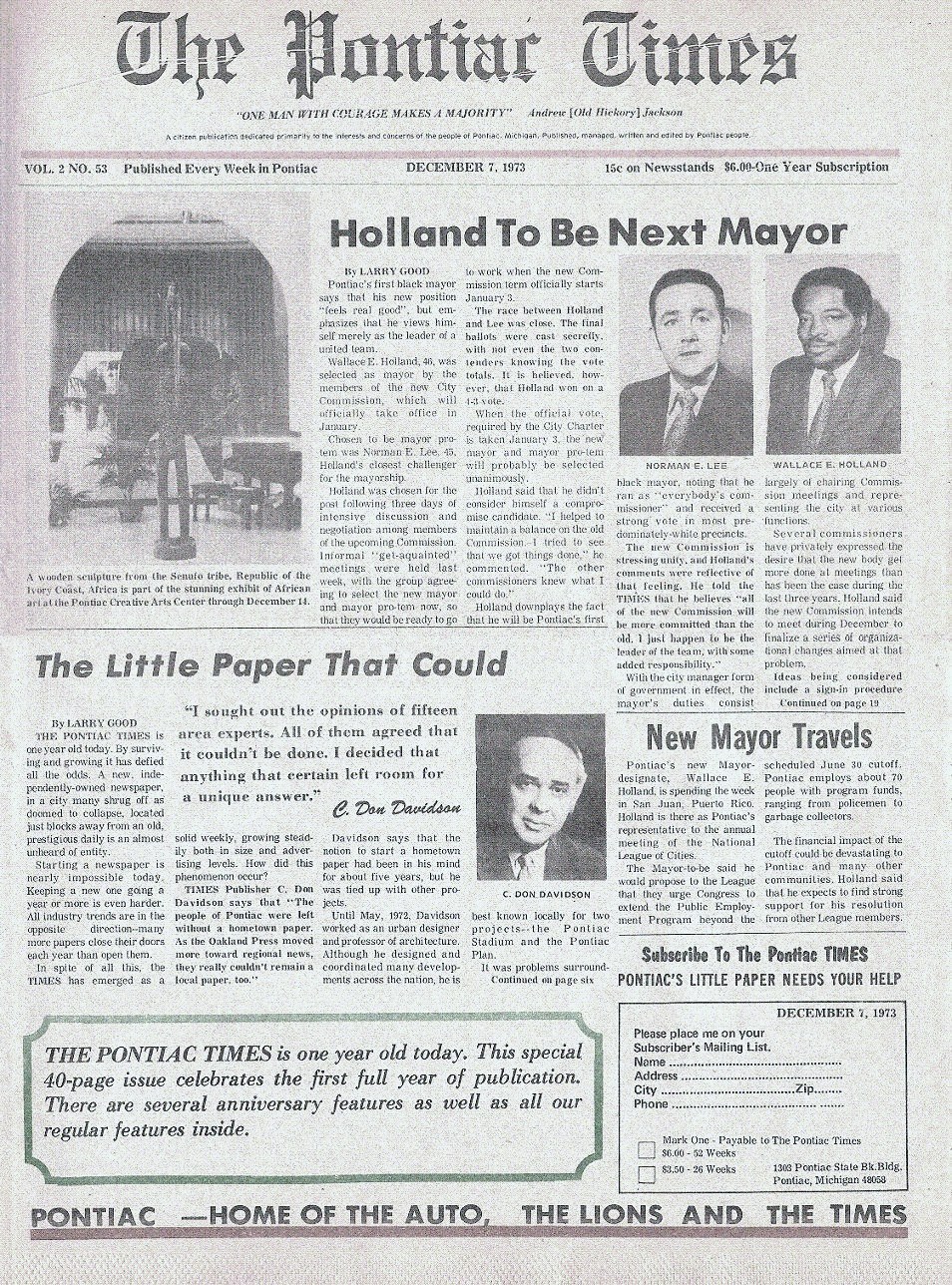 FORMER PONTIAC SILVERDOME . . . 1965 2017 The Pontiac Times