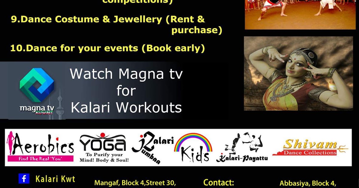 Kalari .....a one point activity center / licensed fitness center in Kuwait