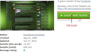 install facebook themes