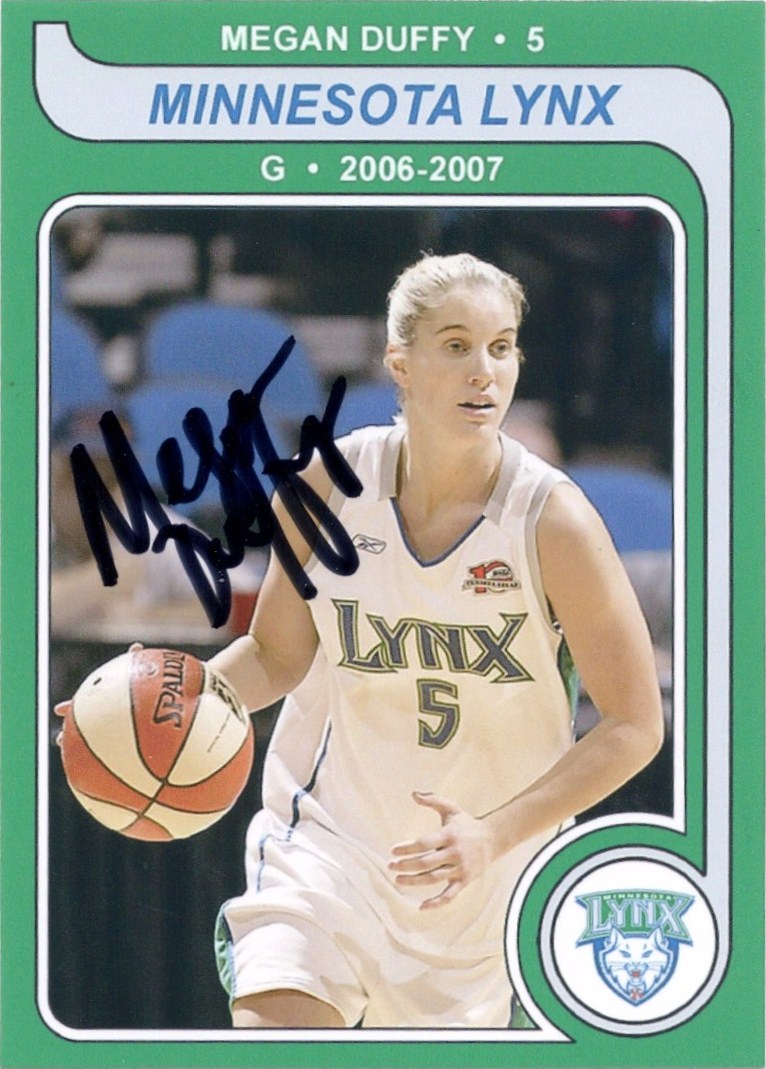 Minnesota Sports Autograph Project MEGAN DUFFY