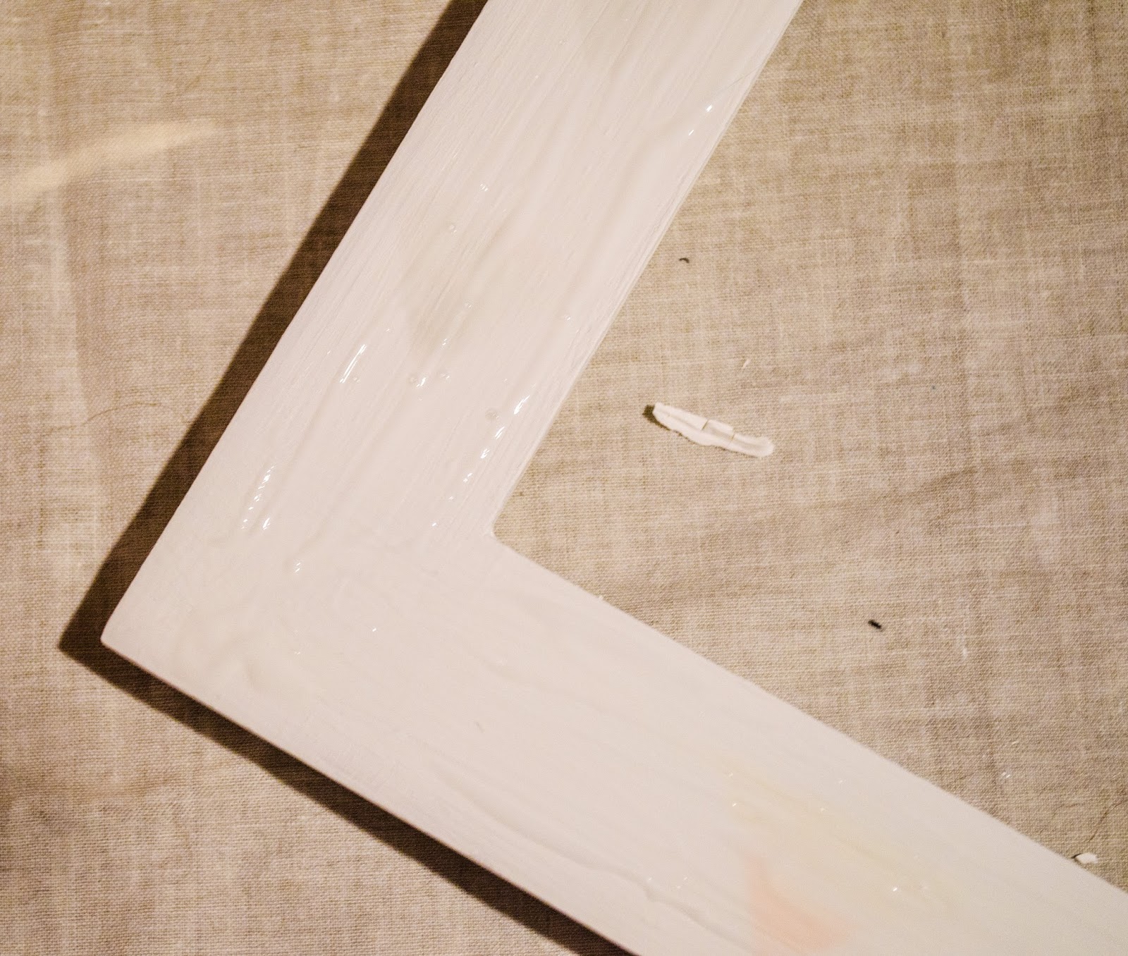 DIY Crackle Paint Picture Frame Uniquely His