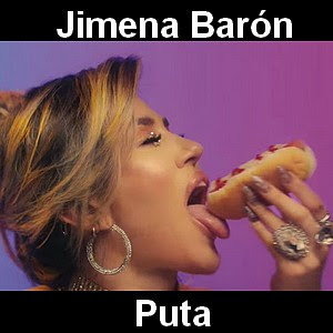 Jimena Baron - Puta Letra y acordes de guitarra y piano