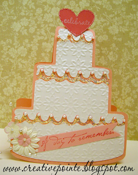 Download The Creative Pointe: FREE SVG Card: Wedding Cake