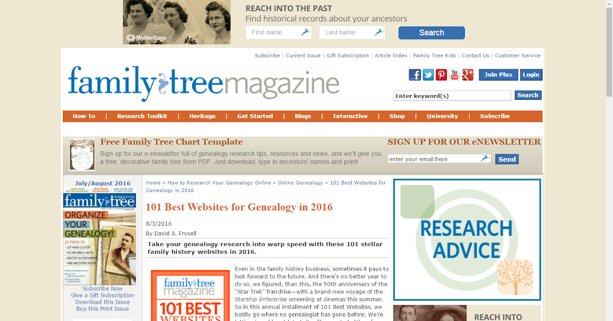 what is the best online genealogy site