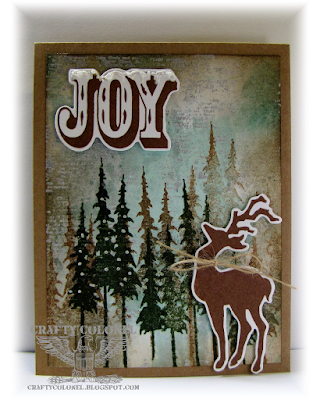 CraftyColonel Donna Nuce for OCC Merry Making, Tim Holtz Sizzix stamp and die set