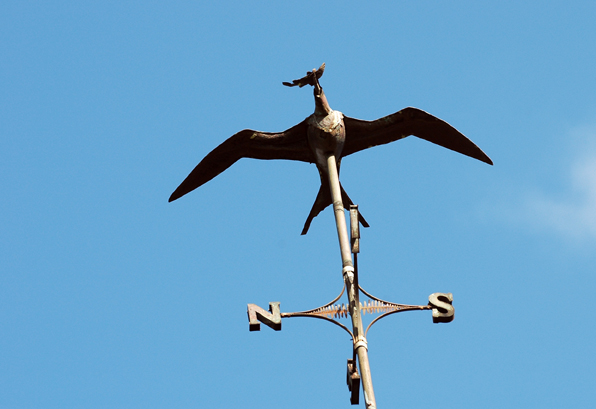 'Iwa Weather Vane, Lili'uokalani Church