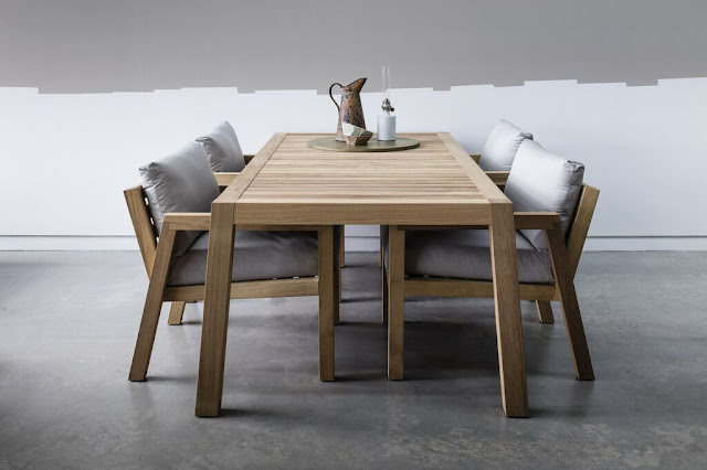 Piet Boon Studio wood dining table and chairs bespoke design