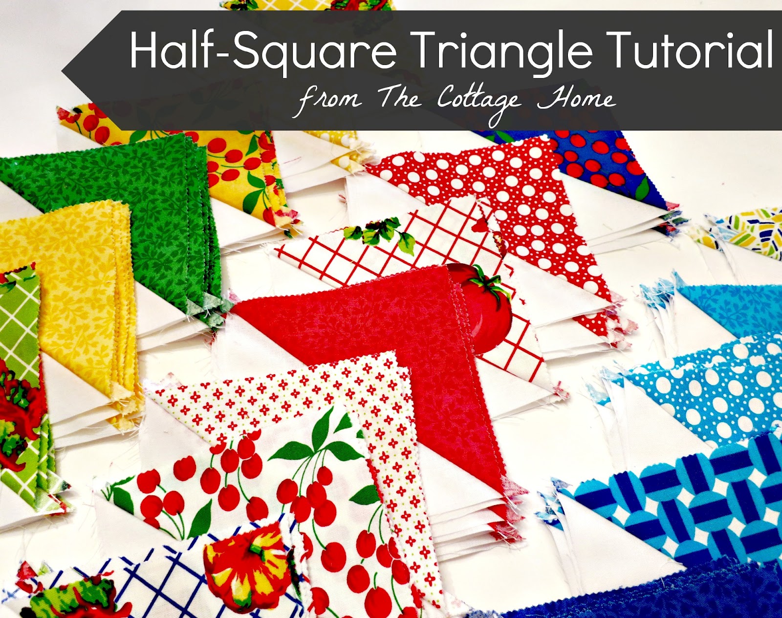 How to Cut and Sew Triangles for Quilting (60° Triangles) - Bethany Lynne  Makes