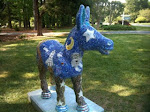 3-D Mosaic Donkey at a private residence outside of St. Michaels