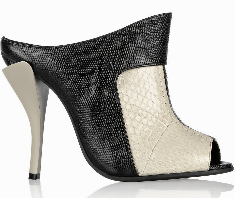 Shoe of the Day | Fendi Ayers & Textured-leather Mules | SHOEOGRAPHY