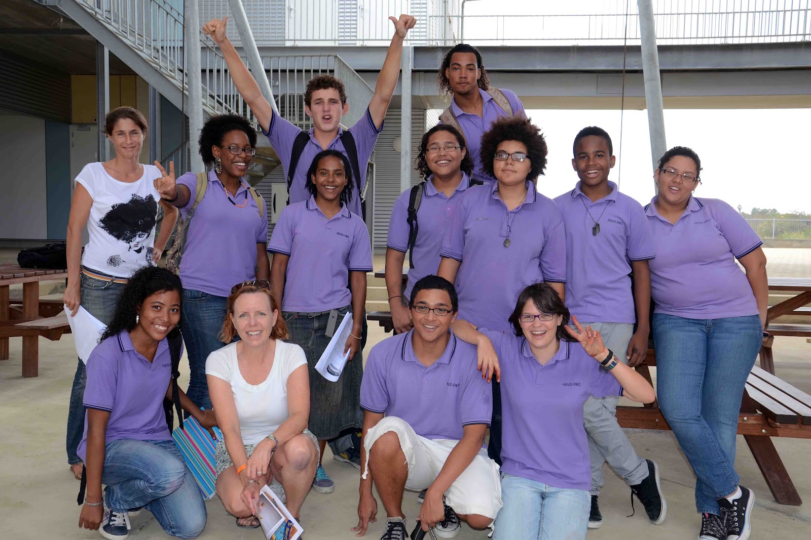Amazing Street Painting Students Get Creative in Curacao at Third