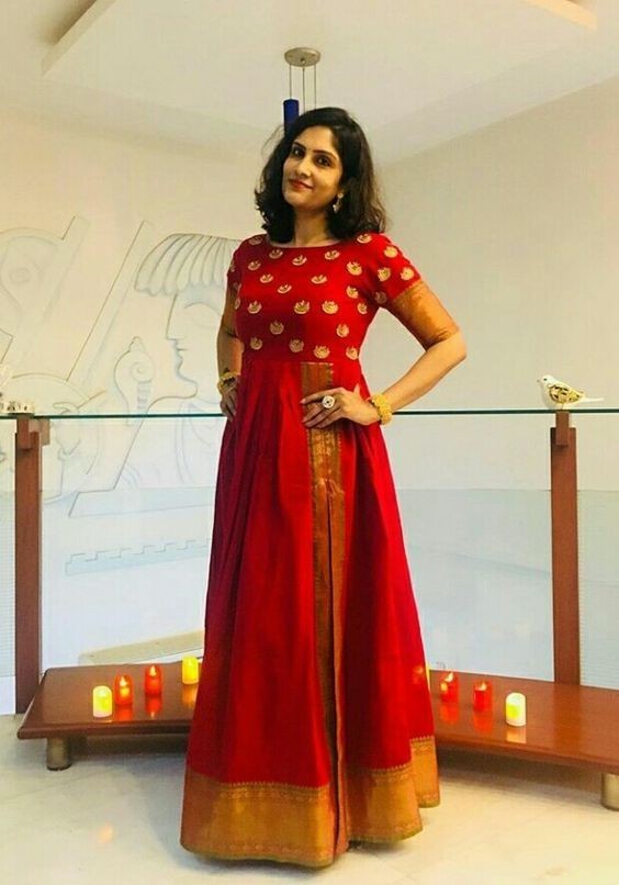 21 Kurti from old saree designs || Saree reuse Ideas | Bling Sparkle  #indiandress #indian #dress #pattern | Indian saree dress, Saree designs,  Indian sari dress