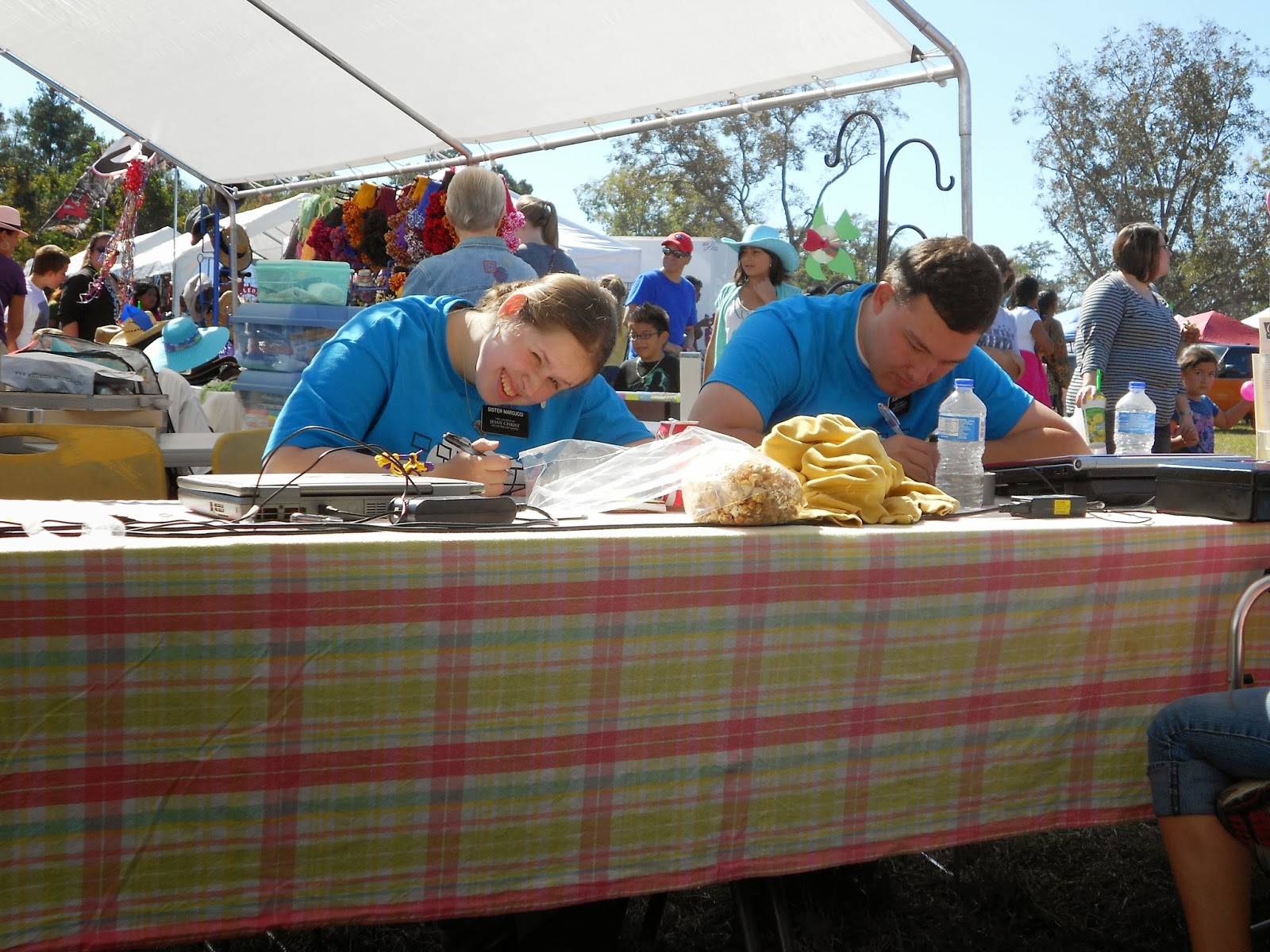 Florida Tallahassee Mission Family History Booth in Cairo,