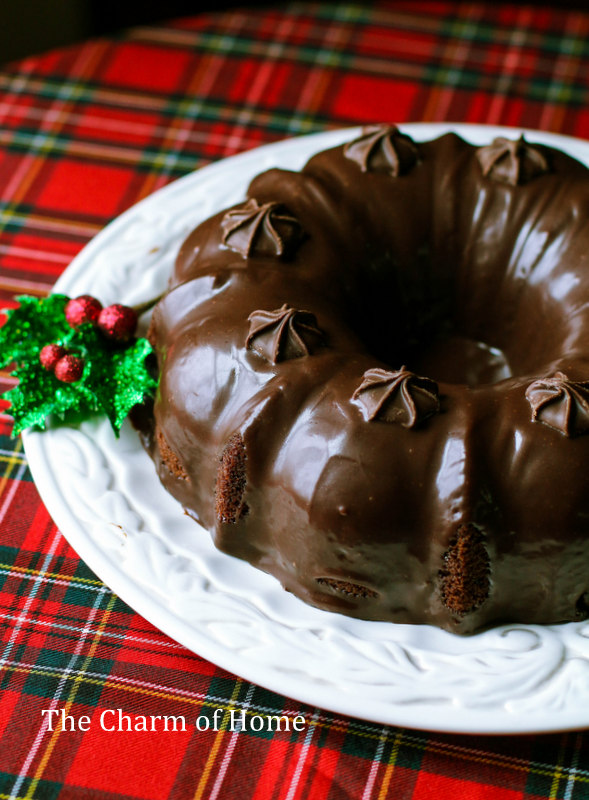 The Charm of Home Mexican Chocolate Cake with Milk Chcoclate Ganache