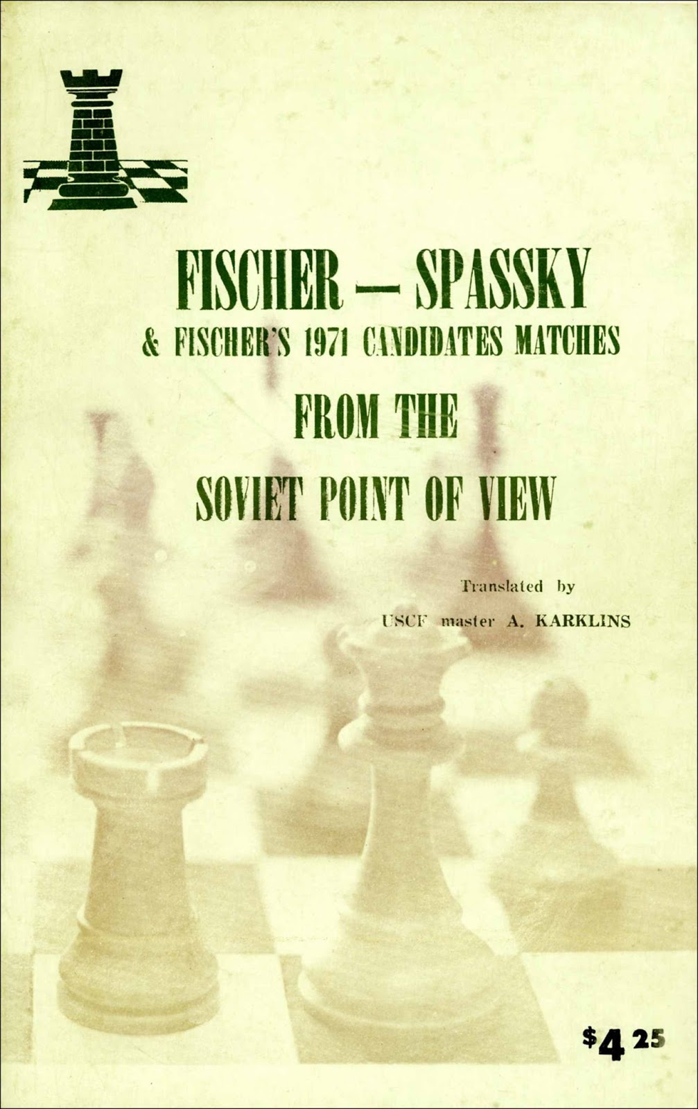 1972 Bobby Fischer vs. Boris Spassky World Chess Championship Used, Lot  #53382