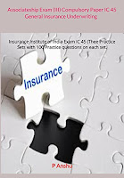 Associateship Exam (III) Compulsory Paper IC 45 General Insurance Underwriting