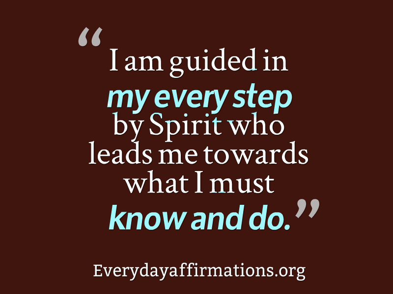 Spiritual Affirmations, Daily Affirmations 2014