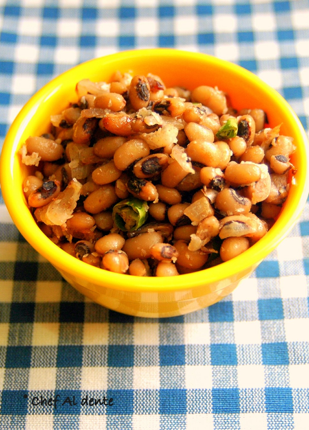 Chef Al dente Black Eyed Beans Stir Fry