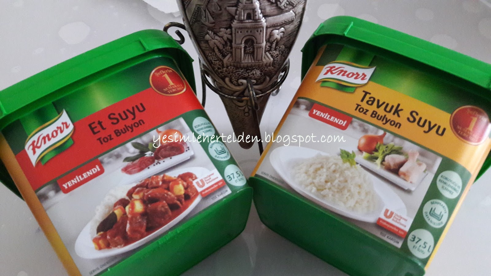 Knorr Et / Tavuk Suyu Toz Bulyon Yeşimle Her Telden Hayata ve