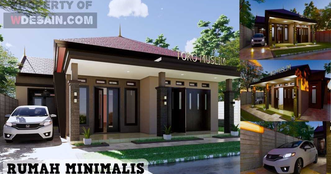 Desain Rumah  dan Toko Kelontong DESAIN RUMAH  MINIMALIS 