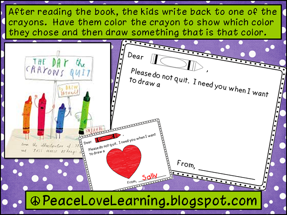 Cute Freebie from Peace, Love and Learning